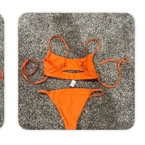 Revolve Vibrant Orange Bikini Set
